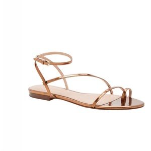 Banana Republic Metallic Strappy Flat Sandal